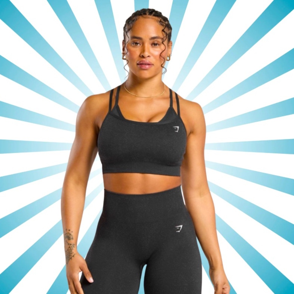 Gymshark Adapt Fleck Seamless Sports Bra ⭐️ SOLD OUT ONLINE 🏋 LARGE